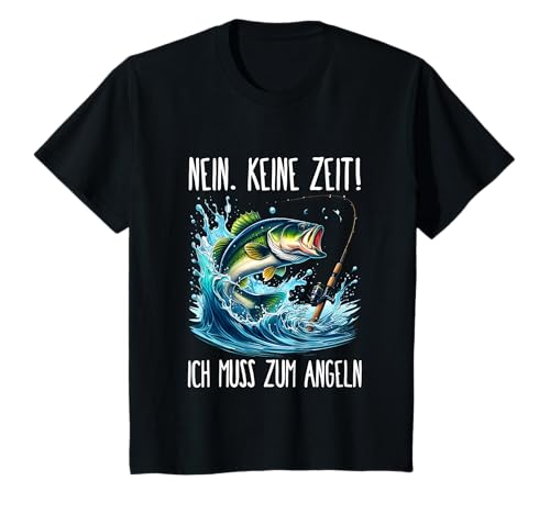 Kinder Ich Muss Zum Angeln, Angler Outfit, Fischer Spruch, Angel T-Shirt Kinder Ich Muss Zum Angeln, Angler Outfit, Fischer Spruch, Angel T-Shirt von Kinder Angel Bekleidung, Angler Zubehör für Jungen