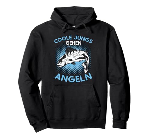 Coole Jungs Angeln, Zubehör und Geschenk zum Angeln lernen Pullover Hoodie Coole Jungs Angeln, Zubehör und Geschenk zum Angeln lernen Pullover Hoodie von Kinder Angelzubehör für Angelsets und Angel Buch