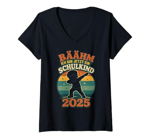 Damen Kinder BÄÄM Schulkind 2025 Grundschule Schulkind T-Shirt mit V-Ausschnitt Damen Kinder BÄÄM Schulkind 2025 Grundschule Schulkind T-Shirt mit V-Ausschnitt von Kinder BÄÄM Schulkind 2025 Grundschule 2025