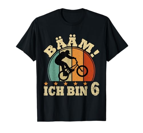 Kinder Bäm ich bin 6 Jahre Bmx Junge Sechs Jahre T-Shirt Kinder Bäm ich bin 6 Jahre Bmx Junge Sechs Jahre T-Shirt von Kinder Bäm ich bin 6 Jahre