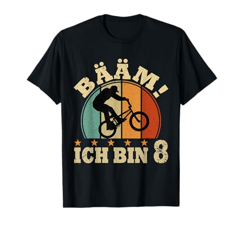 Kinder Bäm ich bin 8 Jahre Bmx Junge Jahre T-Shirt von Kinder Bäm ich bin 8 Jahre Bmx