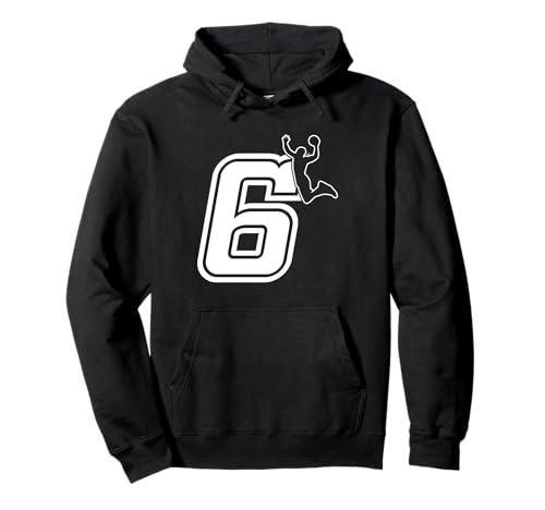 Kinder Basketball Geburtstag Pullover Hoodie von Kinder Basketball Geburtstag Design