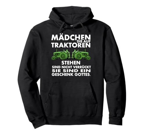 Mädchen die auf Traktoren stehen Landwirt Bauer Pullover Hoodie Mädchen die auf Traktoren stehen Landwirt Bauer Pullover Hoodie von Kinder Bruder Landwirtschaft Agrar Trekker Bauer