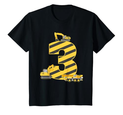 Kinder Bagger 3. Geburtstag Junge Ich bin schon 3 Jahre T-Shirt Kinder Bagger 3. Geburtstag Junge Ich bin schon 3 Jahre T-Shirt von Kinder Design Geschenkideen für Jungen und Mädchen