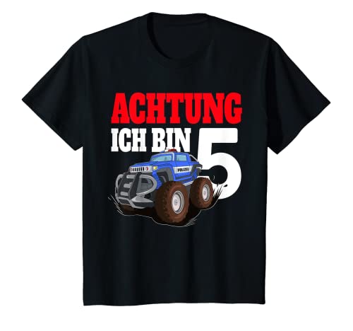 Kinder Kinder Polizei 5. Geburtstag Junge Ich bin 5 Jahr T-Shirt Kinder Kinder Polizei 5. Geburtstag Junge Ich bin 5 Jahr T-Shirt von Kinder Design Geschenkideen für Jungen und Mädchen