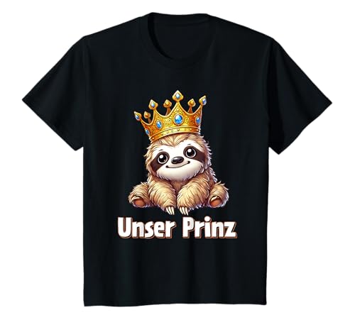 Kinder Unser Prinz | Lustiges Faultier Kinder Design für Jungen T-Shirt Kinder Unser Prinz | Lustiges Faultier Kinder Design für Jungen T-Shirt von Kinder Designer Designs