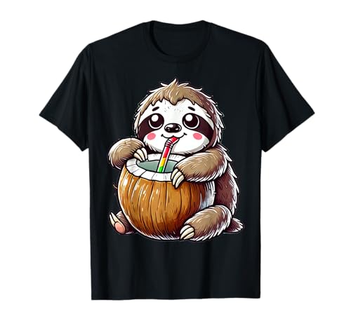 Kinder Designer Designs Ses Faultier mit Kokosnuss | Faultiermotiv fr Kinder T-Shirt Kinder Designer Designs Ses Faultier mit Kokosnuss | Faultiermotiv fr Kinder T-Shirt von Kinder Designer Designs