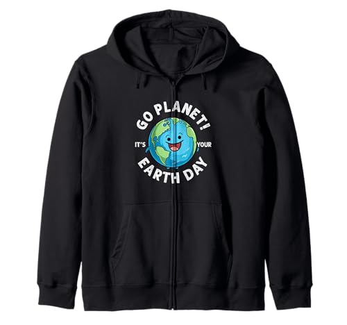 GO Planet! It's Your Earth Day Kinder-Earth-Day Kapuzenjacke GO Planet! It's Your Earth Day Kinder-Earth-Day Kapuzenjacke von Kinder Earth Day