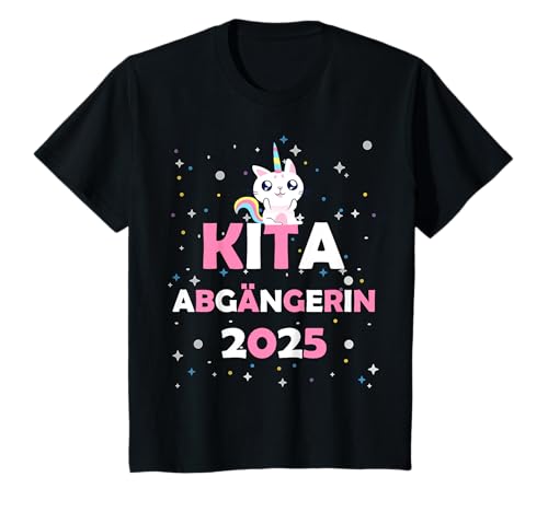 Kinder Kita Abgängerin 2025 Einhorn Abschluss T-Shirt Kinder Kita Abgängerin 2025 Einhorn Abschluss T-Shirt von Kinder Einschulung Einhorn Schulstart Grundschule