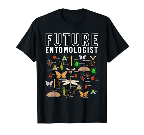 Zukünftiger Entomologe Jungen Mädchen Insekt Käfer T-Shirt Zukünftiger Entomologe Jungen Mädchen Insekt Käfer T-Shirt von Kinder Entomologe Käfer Insekten