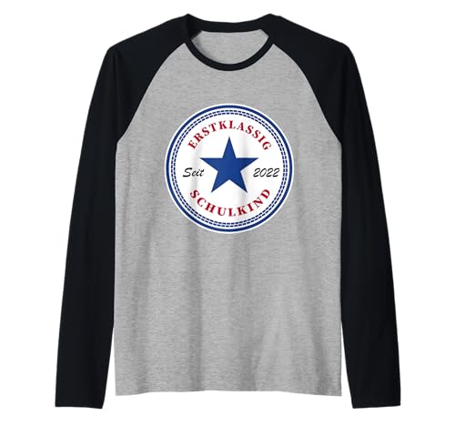Kinder Einschulung Schulkind Grundschule Erstklässler Kind Raglan von Kinder Erstklässler Outfit 1. Schultag KiGa Ende