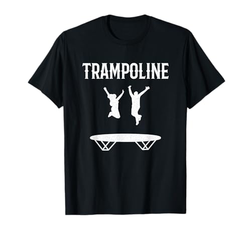 Trampoline Trampolin Kinder Geschenk Hüpfen Springen T-Shirt von Kinder Garten Spielzeug