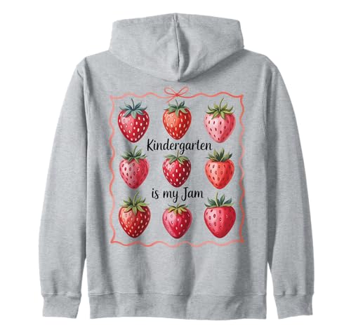 Teaching Kindergarten's My Jam Teacher Back to School Damen Kapuzenjacke von Kinder Garten Teacher First Day Of School Graphic
