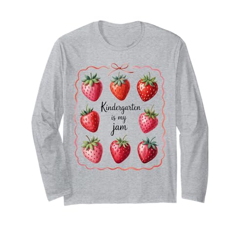 Teaching Kindergarten's My Jam Teacher Back to School Damen Langarmshirt von Kinder Garten Teacher First Day Of School Graphics