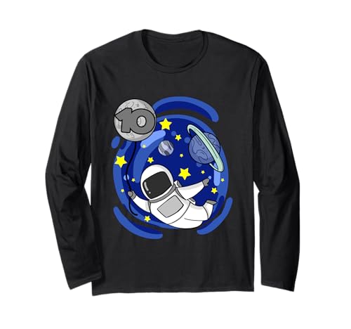 Kinder 10 Geburtstag Junge Rakete Jungen Astronaut Weltraum Langarmshirt Kinder 10 Geburtstag Junge Rakete Jungen Astronaut Weltraum Langarmshirt von Kinder Geburtstag 10 Jahre Junge Astronaut Weltall