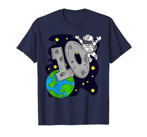 Kinder 10 Geburtstag Junge Rakete Jungen Astronaut Weltraum T-Shirt Kinder 10 Geburtstag Junge Rakete Jungen Astronaut Weltraum T-Shirt von Kinder Geburtstag 10 Jahre Junge Astronaut Weltall