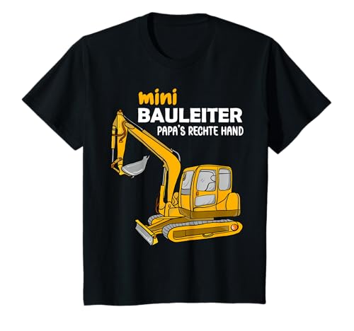 Mini Bauleiter Papa's rechte Hand Kinder Baustelle Sprüche T-Shirt Mini Bauleiter Papa's rechte Hand Kinder Baustelle Sprüche T-Shirt von Kinder Geburtstag Designs24