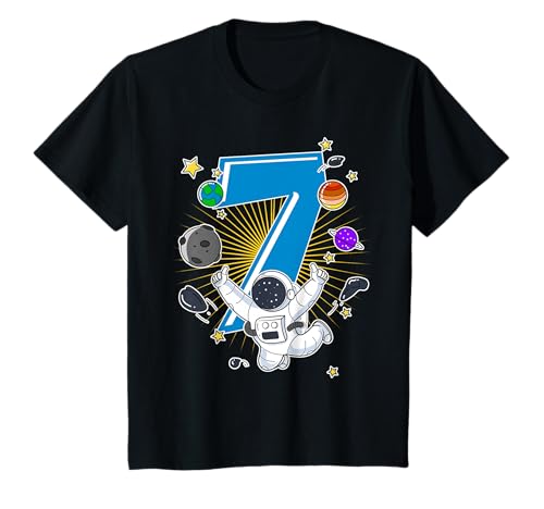 7. Geburtstag Astronaut Weltraum Rakete 7 Jahre Jungen T-Shirt 7. Geburtstag Astronaut Weltraum Rakete 7 Jahre Jungen T-Shirt von Kinder Geburtstag Geschenk - Weltraum Astronaut