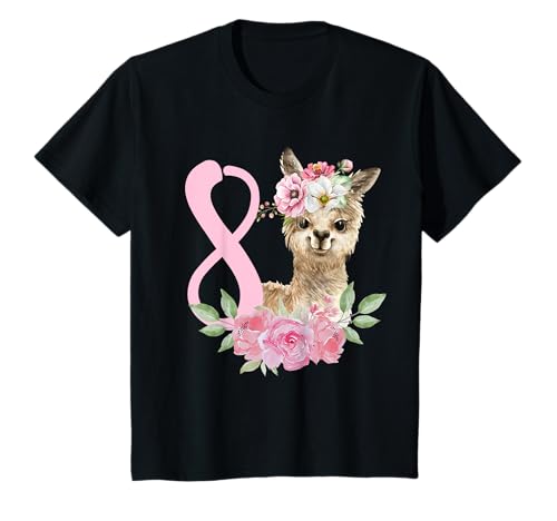 Kinder Geburtstag 8 Alpaka Achter Geburtstag Mädchen 8 Jahre Lama T-Shirt Kinder Geburtstag 8 Alpaka Achter Geburtstag Mädchen 8 Jahre Lama T-Shirt von Kinder Geburtstage Alpaka LLama Lama by mintas