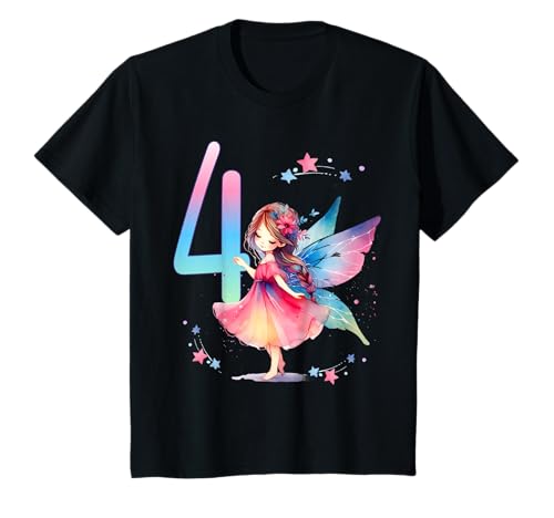 Geburtstag 5 Mädchen Birthday Girl Fee Fünfter 5 Jahre alt T-Shirt von Kinder Geburtstage Fee Zauberwald Party Outfit
