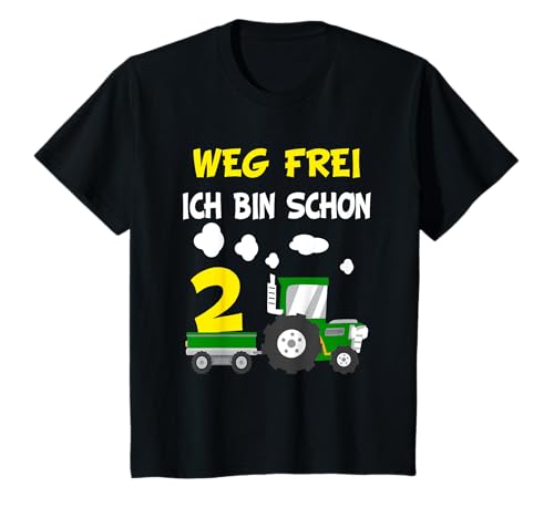 Kinder 2. Geburtstag Weg Frei Ich bin schon 2 Jahre Traktor Trecker T-Shirt Kinder 2. Geburtstag Weg Frei Ich bin schon 2 Jahre Traktor Trecker T-Shirt von Kinder Geburtstags Design Geschenkideen