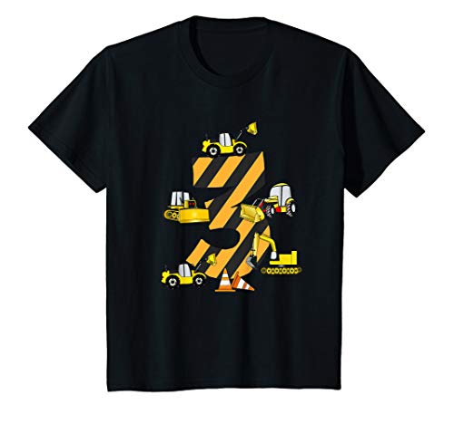 Kinder 3. Geburtstag Ich bin schon 3 Jahre Baumaschinen Bagger T-Shirt Kinder 3. Geburtstag Ich bin schon 3 Jahre Baumaschinen Bagger T-Shirt von Kinder Geburtstags Design Geschenkideen