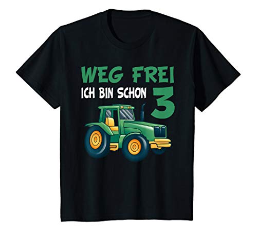 Kinder 3. Geburtstag Weg Frei Ich bin schon 3 Jahre Traktor Trecker T-Shirt Kinder 3. Geburtstag Weg Frei Ich bin schon 3 Jahre Traktor Trecker T-Shirt von Kinder Geburtstags Design Geschenkideen