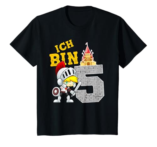 Kinder Geburtstagsshirt 5 Jahre Junge Ritter Motiv T-Shirt Kinder Geburtstagsshirt 5 Jahre Junge Ritter Motiv T-Shirt von Kinder Geburtstagsshirt 5 Jahre New Designs