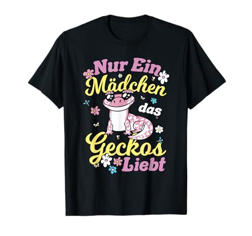 Gecko Mädchen - Leopardgecko Damen Eidechse Kinder Gecko T-Shirt Gecko Mädchen - Leopardgecko Damen Eidechse Kinder Gecko T-Shirt von Kinder Gecko Zubehör Mädchen Leopard Geckos Deko