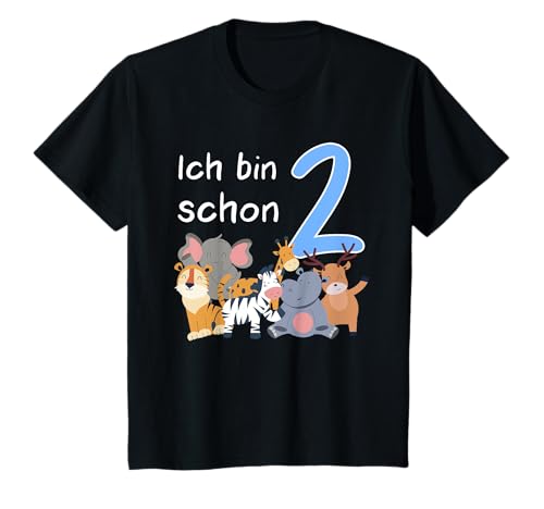 Ich bin schon 2 - Süße Tiere - 2. Geburtstag Kinder Geschenk T-Shirt Ich bin schon 2 - Süße Tiere - 2. Geburtstag Kinder Geschenk T-Shirt von Kinder Geschenk Shirts zum 2. Geburtstag
