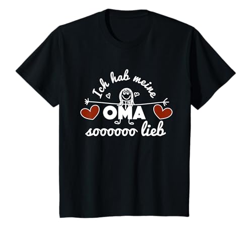 Hab meine Oma lieb Kinder Geschenk T-Shirt Hab meine Oma lieb Kinder Geschenk T-Shirt von Kinder Geschenke für Geburtstag Oma