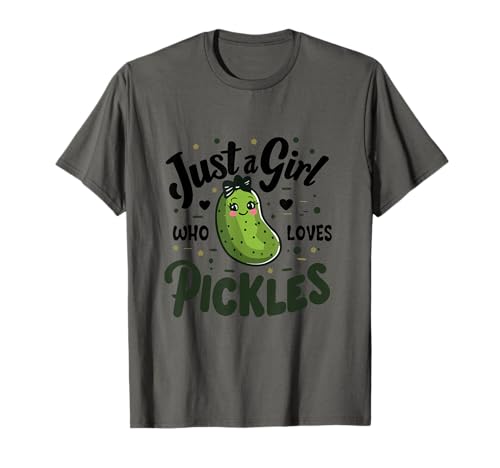 Lustige Frauen Sagen Nur EIN Mädchen, Das Gurken Liebt Tees T-Shirt Lustige Frauen Sagen Nur EIN Mädchen, Das Gurken Liebt Tees T-Shirt von Kinder Grafik Dill Gurkenliebhaber Scherzgeschenke
