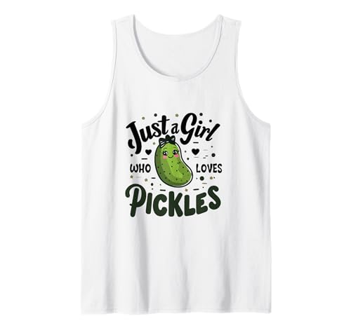 Lustige Frauen Sagen Nur EIN Mädchen, Das Gurken Liebt Tees Tank Top Lustige Frauen Sagen Nur EIN Mädchen, Das Gurken Liebt Tees Tank Top von Kinder Grafik Dill Gurkenliebhaber Scherzgeschenke