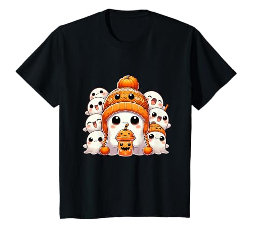 Kinder Halloween Geister Outfit für Jungen Mädchen Süßer Geist T-Shirt Kinder Halloween Geister Outfit für Jungen Mädchen Süßer Geist T-Shirt von Kinder Halloween Geist Ghost Bekleidung Kostüm