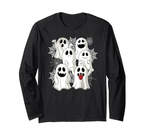 Geister & Gespenster Outfit Kinder Süßer Geist Halloween Langarmshirt Geister & Gespenster Outfit Kinder Süßer Geist Halloween Langarmshirt von Kinder Halloween Kostüme & Bekleidung Erwachsene