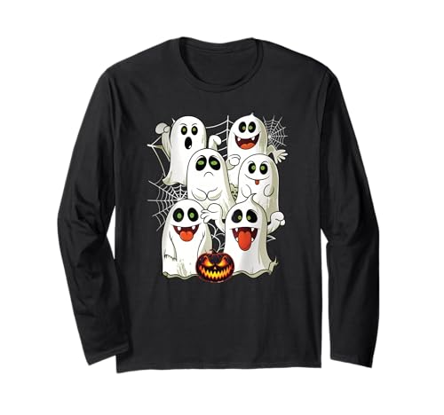 Geister & Gespenster Outfit Kinder Süßer Geist Halloween Langarmshirt Geister & Gespenster Outfit Kinder Süßer Geist Halloween Langarmshirt von Kinder Halloween Kostüme & Bekleidung Erwachsene