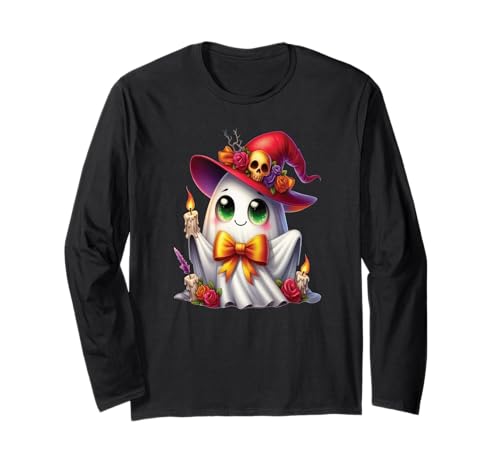 Geister & Gespenster Outfit Kinder Süßer Geist Halloween Langarmshirt Geister & Gespenster Outfit Kinder Süßer Geist Halloween Langarmshirt von Kinder Halloween Kostüme & Bekleidung Erwachsene
