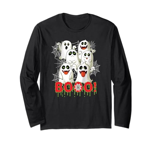 Geister & Gespenster Outfit Kinder Süßer Geist Halloween Langarmshirt Geister & Gespenster Outfit Kinder Süßer Geist Halloween Langarmshirt von Kinder Halloween Kostüme & Bekleidung Erwachsene