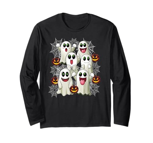 Geister & Gespenster Outfit Kinder Süßer Geist Halloween Langarmshirt Geister & Gespenster Outfit Kinder Süßer Geist Halloween Langarmshirt von Kinder Halloween Kostüme & Bekleidung Erwachsene