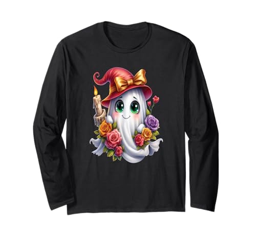 Geister & Gespenster Outfit Kinder Süßer Geist Halloween Langarmshirt Geister & Gespenster Outfit Kinder Süßer Geist Halloween Langarmshirt von Kinder Halloween Kostüme & Bekleidung Erwachsene