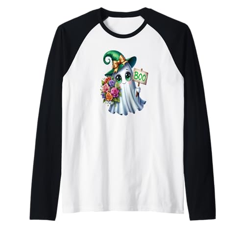 Geister & Gespenster Outfit Kinder Süßer Geist Halloween Raglan Geister & Gespenster Outfit Kinder Süßer Geist Halloween Raglan von Kinder Halloween Kostüme & Bekleidung Erwachsene