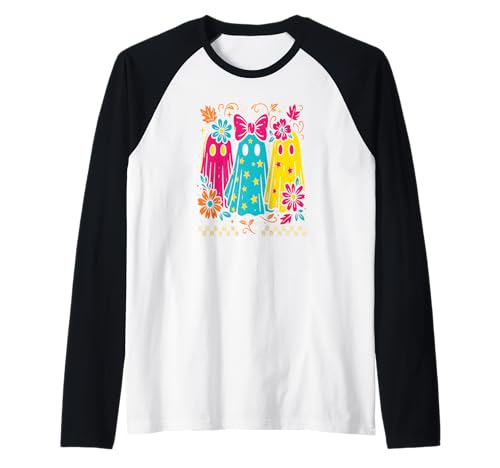 Geister & Gespenster Outfit Kinder Süßer Geist Halloween Raglan Geister & Gespenster Outfit Kinder Süßer Geist Halloween Raglan von Kinder Halloween Kostüme & Bekleidung Erwachsene