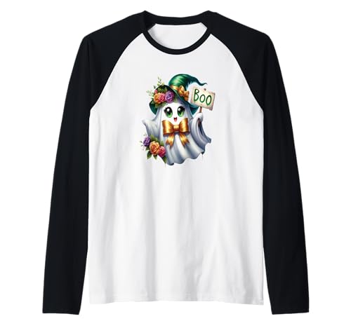 Geister & Gespenster Outfit Kinder Süßer Geist Halloween Raglan Geister & Gespenster Outfit Kinder Süßer Geist Halloween Raglan von Kinder Halloween Kostüme & Bekleidung Erwachsene