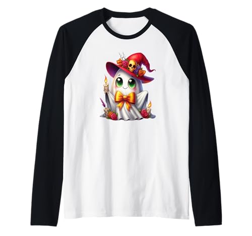 Geister & Gespenster Outfit Kinder Süßer Geist Halloween Raglan Geister & Gespenster Outfit Kinder Süßer Geist Halloween Raglan von Kinder Halloween Kostüme & Bekleidung Erwachsene