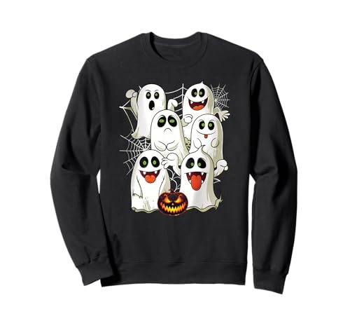 Geister & Gespenster Outfit Kinder Süßer Geist Halloween Sweatshirt Geister & Gespenster Outfit Kinder Süßer Geist Halloween Sweatshirt von Kinder Halloween Kostüme & Bekleidung Erwachsene