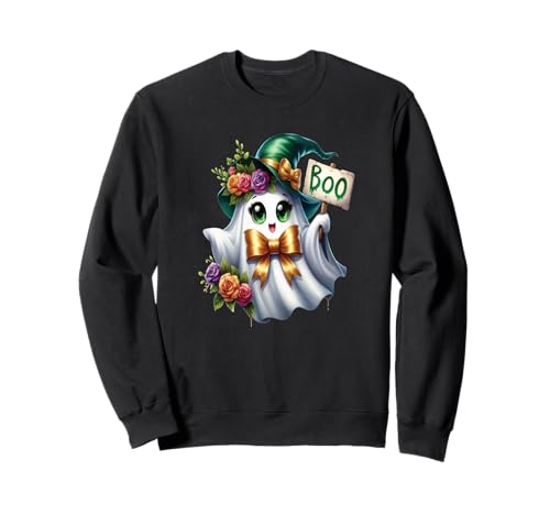 Geister & Gespenster Outfit Kinder Süßer Geist Halloween Sweatshirt Geister & Gespenster Outfit Kinder Süßer Geist Halloween Sweatshirt von Kinder Halloween Kostüme & Bekleidung Erwachsene