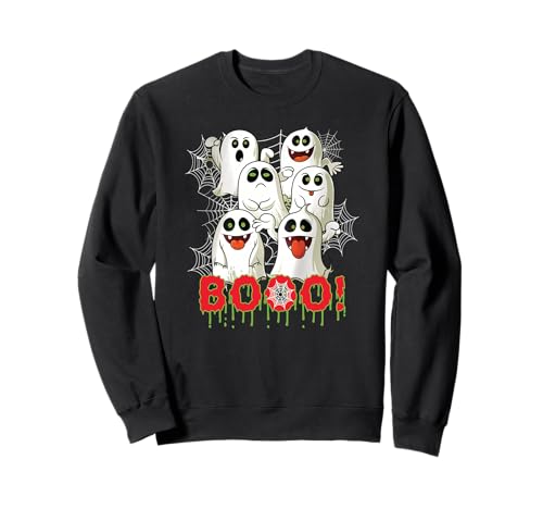 Geister & Gespenster Outfit Kinder Süßer Geist Halloween Sweatshirt Geister & Gespenster Outfit Kinder Süßer Geist Halloween Sweatshirt von Kinder Halloween Kostüme & Bekleidung Erwachsene