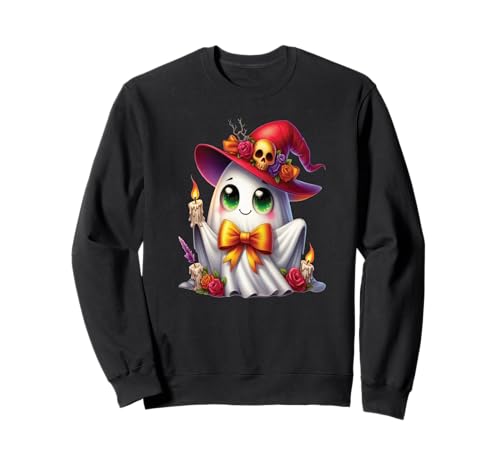 Geister & Gespenster Outfit Kinder Süßer Geist Halloween Sweatshirt Geister & Gespenster Outfit Kinder Süßer Geist Halloween Sweatshirt von Kinder Halloween Kostüme & Bekleidung Erwachsene