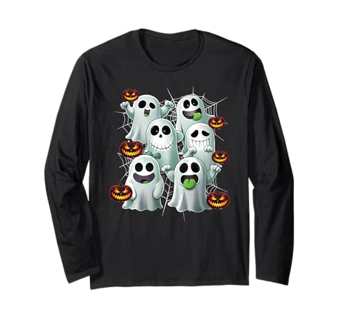 Süßer Geist Halloween Geister & Gespenster Outfit Kinder Langarmshirt von Kinder Halloween Kostüme & Bekleidung Erwachsene