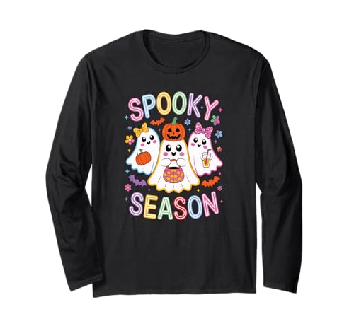 Süßer Geist - Halloween T-Shirt für Kinder Gespenster Kostüm Langarmshirt von Kinder Halloween Kostüme & Bekleidung Erwachsene
